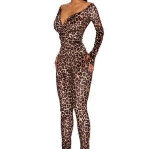 Leopard Print Jumpsuit